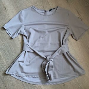 Shein Wrap Waist Blouse